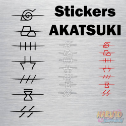 Stickers Akatuki - Naruto Shippuden