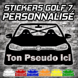 Stickers Golf 7 Personnalisé