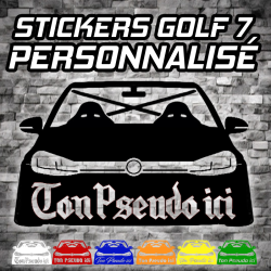Stickers Golf 7 Personnalisé